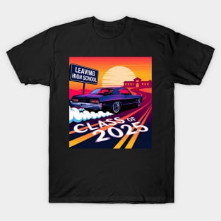 Class of 2025 Senior Graduation Shirt - High School Leaving 2025 Vintage Design T-Shirt